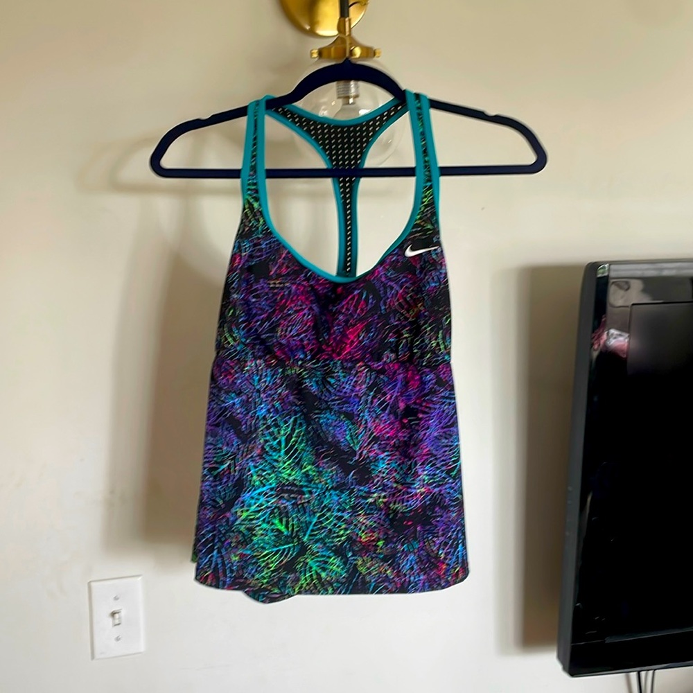 Nike Neon Leaf Racerback Top